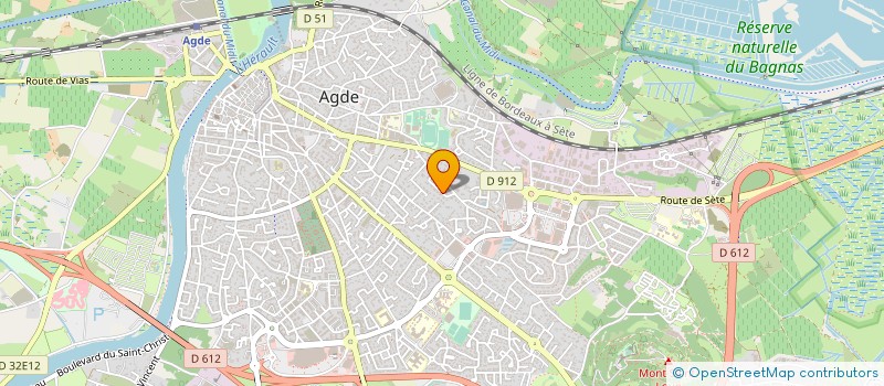 localisation de l'entreprise MADAME SOPHIE SANTA à AGDE