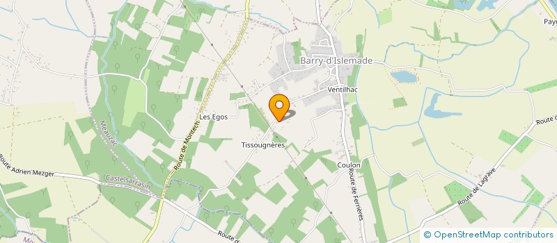 localisation de l'entreprise MADAME SOPHIE SANTAMARIA  BARRY-D'ISLEMADE