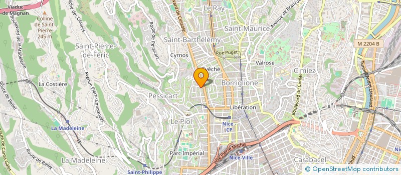 localisation de l'entreprise MADAME SOPHIE SANTORIN à NICE