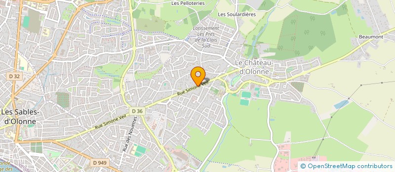 localisation de l'entreprise MADAME SOPHIE SAPIN à LES SABLES D'OLONNE