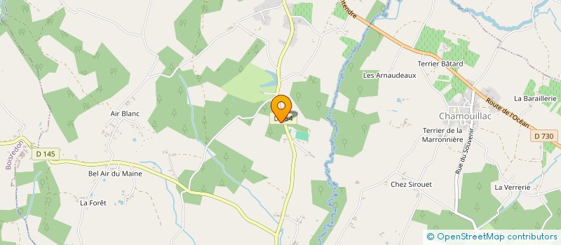 localisation de l'entreprise MADAME SOPHIE SARRAZIN  COUX