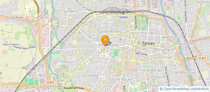 localisation de l'entreprise MADAME SOPHIE SARRAZIN  TARBES