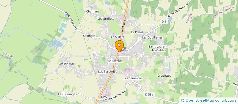 localisation de l'entreprise MADAME SOPHIE SARRIEN à MANZIAT