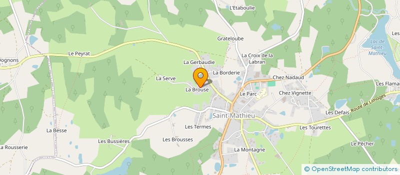 localisation de l'entreprise MADAME SOPHIE SAUVOUREL  SAINT-MATHIEU