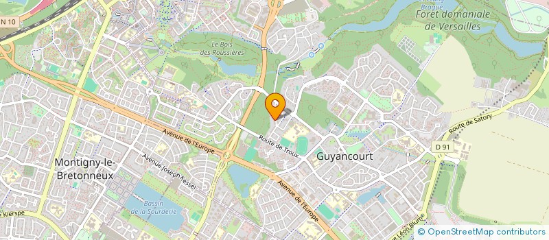 localisation de l'entreprise MADAME SOPHIE SAVOURET  GUYANCOURT