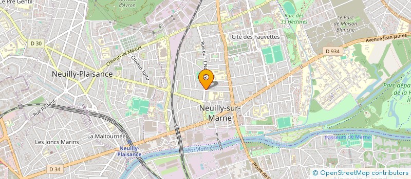 localisation de l'entreprise MADAME SOPHIE SCHACRE-LAFFONT  NEUILLY-SUR-MARNE