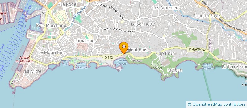 localisation de l'entreprise MADAME SOPHIE SCHLESSER à TOULON