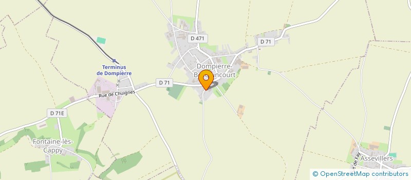 localisation de l'entreprise MADAME SOPHIE SCHMIDT  DOMPIERRE-BECQUINCOURT