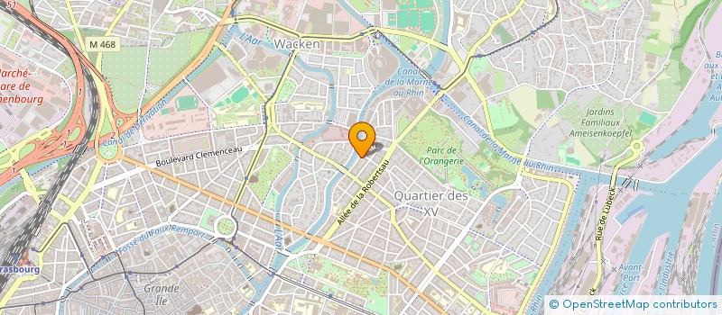 localisation de l'entreprise MADAME SOPHIE SCHMITZ à STRASBOURG