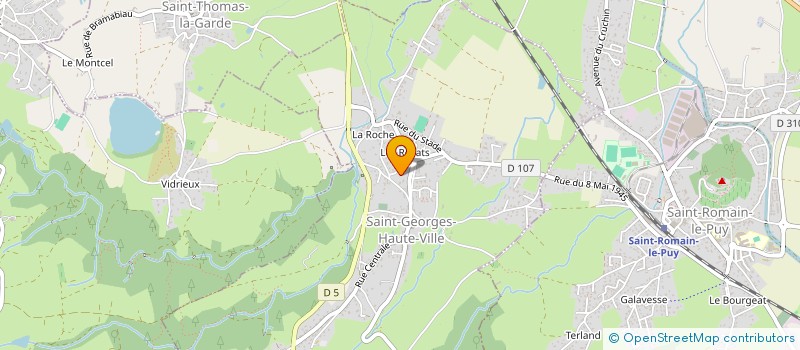 localisation de l'entreprise MADAME SOPHIE SEJOURNE  SAINT-GEORGES-HAUTE-VILLE