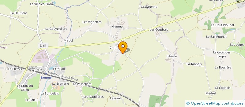 localisation de l'entreprise MADAME SOPHIE SELOSSE  BROONS