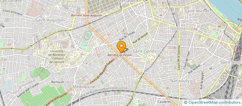 localisation de l'entreprise MADAME SOPHIE SEMONIN à BORDEAUX