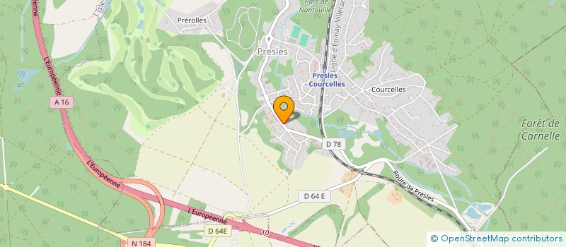 localisation de l'entreprise MADAME SOPHIE SENSE  PRESLES