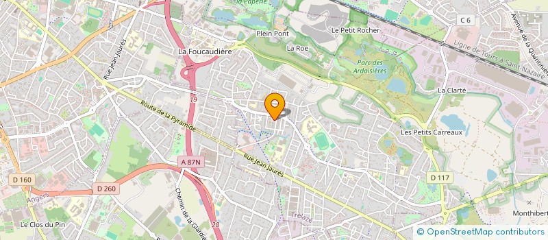 localisation de l'entreprise MADAME SOPHIE SENTILHES  TRELAZE