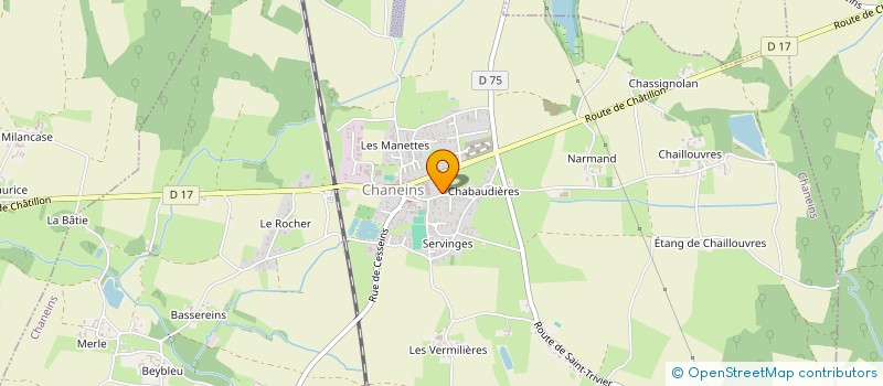 localisation de l'entreprise MADAME SOPHIE SERNA  CHANEINS