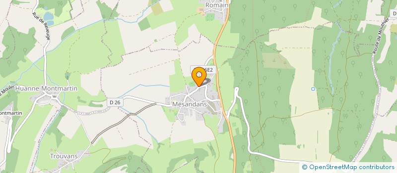 localisation de l'entreprise MADAME SOPHIE SERVAIS  VY-LES-FILAIN