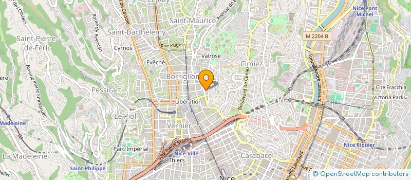 localisation de l'entreprise MADAME SOPHIE SERVILI à NICE