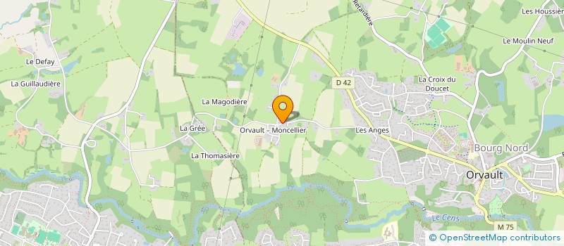 localisation de l'entreprise MADAME SOPHIE SILLARD à ORVAULT