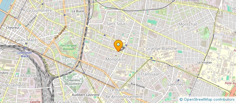localisation de l'entreprise MADAME SOPHIE SIMEON à LYON