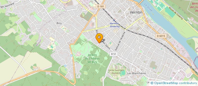 localisation de l'entreprise MADAME SOPHIE SIMOES  VERNON