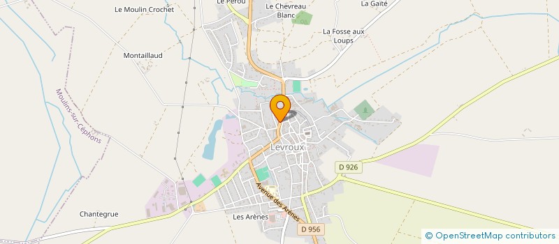 localisation de l'entreprise MADAME SOPHIE SINGER à LEVROUX