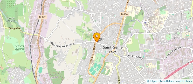 localisation de l'entreprise MADAME SOPHIE SIONG à SAINT-GENIS-LAVAL