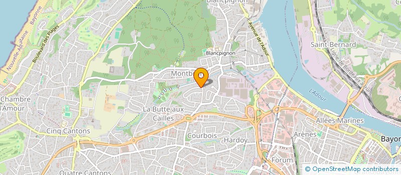 localisation de l'entreprise MADAME SOPHIE SIOUGOS  ANGLET