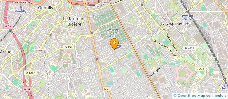 localisation de l'entreprise MADAME SOPHIE SIROP  IVRY-SUR-SEINE