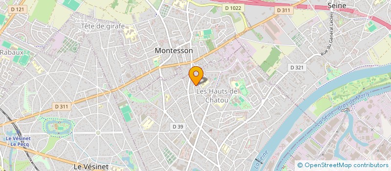 localisation de l'entreprise MADAME SOPHIE SITEMBOUN  CHATOU