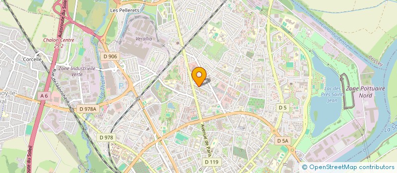 localisation de l'entreprise MADAME SOPHIE SIVIGNON à CHALON-SUR-SAONE