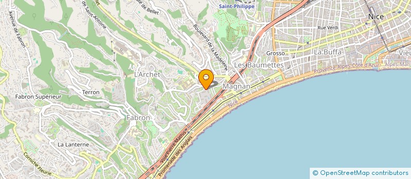 localisation de l'entreprise MADAME SOPHIE SOLAL à NICE