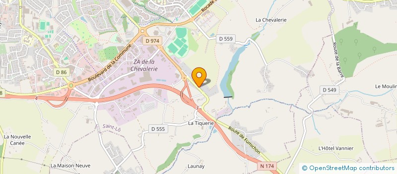 localisation de l'entreprise MADAME SOPHIE SOLNAIS  SAINT-LO