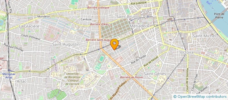 localisation de l'entreprise MADAME SOPHIE SOPHIE ALEX-BACQUER  BORDEAUX