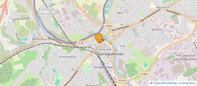 localisation de l'entreprise MADAME SOPHIE SORANZO  SARREGUEMINES