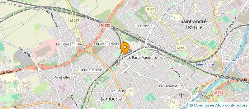 localisation de l'entreprise MADAME SOPHIE SORO à LAMBERSART