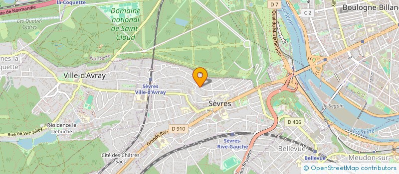 localisation de l'entreprise MADAME SOPHIE SOULA à SEVRES