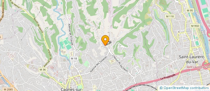 localisation de l'entreprise MADAME SOPHIE STABILE à CAGNES-SUR-MER