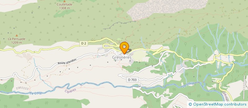 localisation de l'entreprise MADAME SOPHIE STAMBOULIS  GREOLIERES