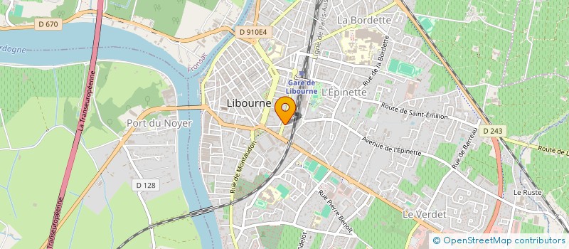 localisation de l'entreprise MADAME SOPHIE STAROSSE à LIBOURNE