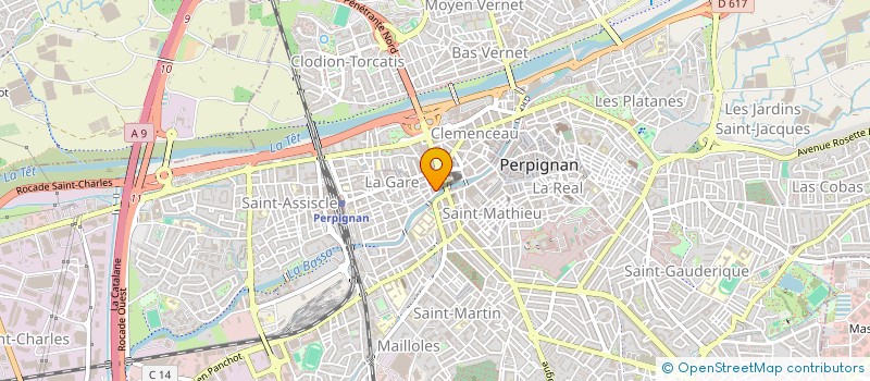 localisation de l'entreprise MADAME SOPHIE STERENFELD  PERPIGNAN