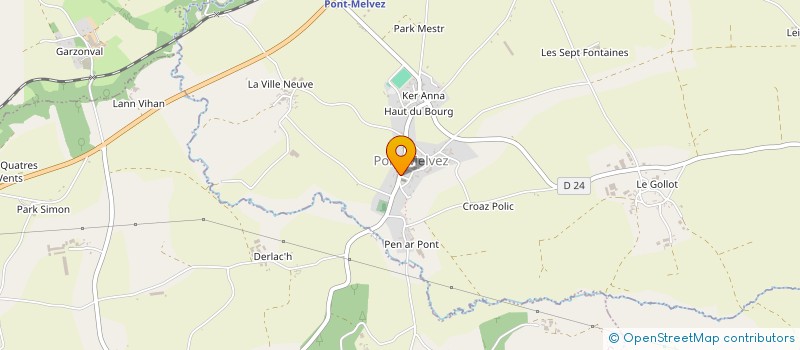 localisation de l'entreprise MADAME SOPHIE STEUNOU à PONT-MELVEZ
