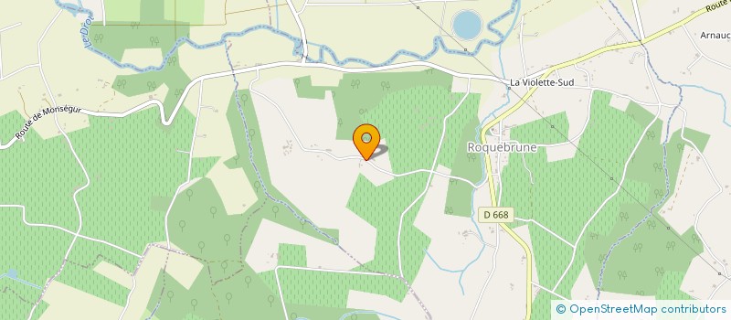 localisation de l'entreprise MADAME SOPHIE SULTAN  ROQUEBRUNE