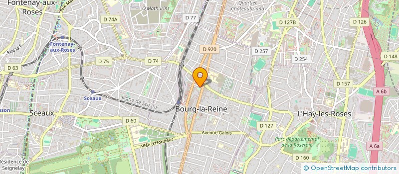 localisation de l'entreprise MADAME SOPHIE SUN à BOURG-LA-REINE