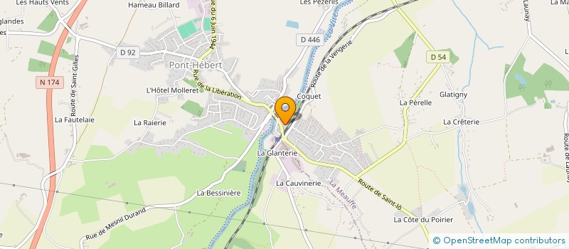 localisation de l'entreprise MADAME SOPHIE SURIREY  LA MEAUFFE