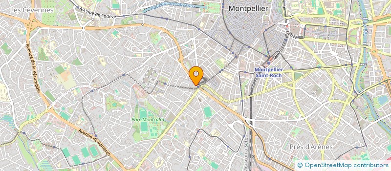 localisation de l'entreprise MADAME SOPHIE SYLLA à MONTPELLIER