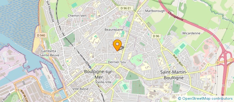 localisation de l'entreprise MADAME SOPHIE SYLVIE LEFEBVRE à BOULOGNE-SUR-MER