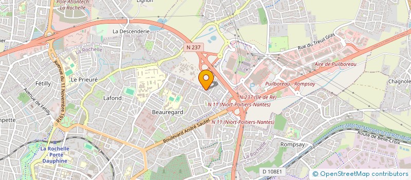 localisation de l'entreprise MADAME SOPHIE TAILLANDIER  PUILBOREAU