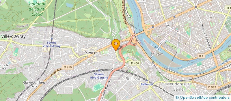 localisation de l'entreprise MADAME SOPHIE TAISNE à SEVRES