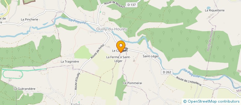 localisation de l'entreprise MADAME SOPHIE TALANSIER  OUILLY-DU-HOULEY