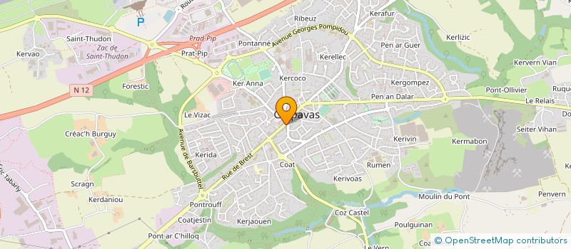localisation de l'entreprise MADAME SOPHIE TALARMIN à GUIPAVAS
